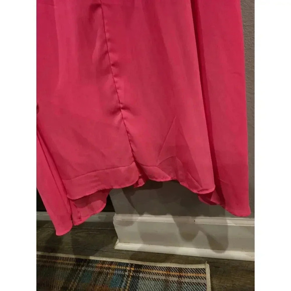 New York & Company Women's Pink Sleeveless Maxi Dress Size M Y2K Fairy - Picture 4 of 14